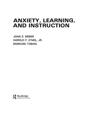 cover image of Anxiety, Learning, and Instruction